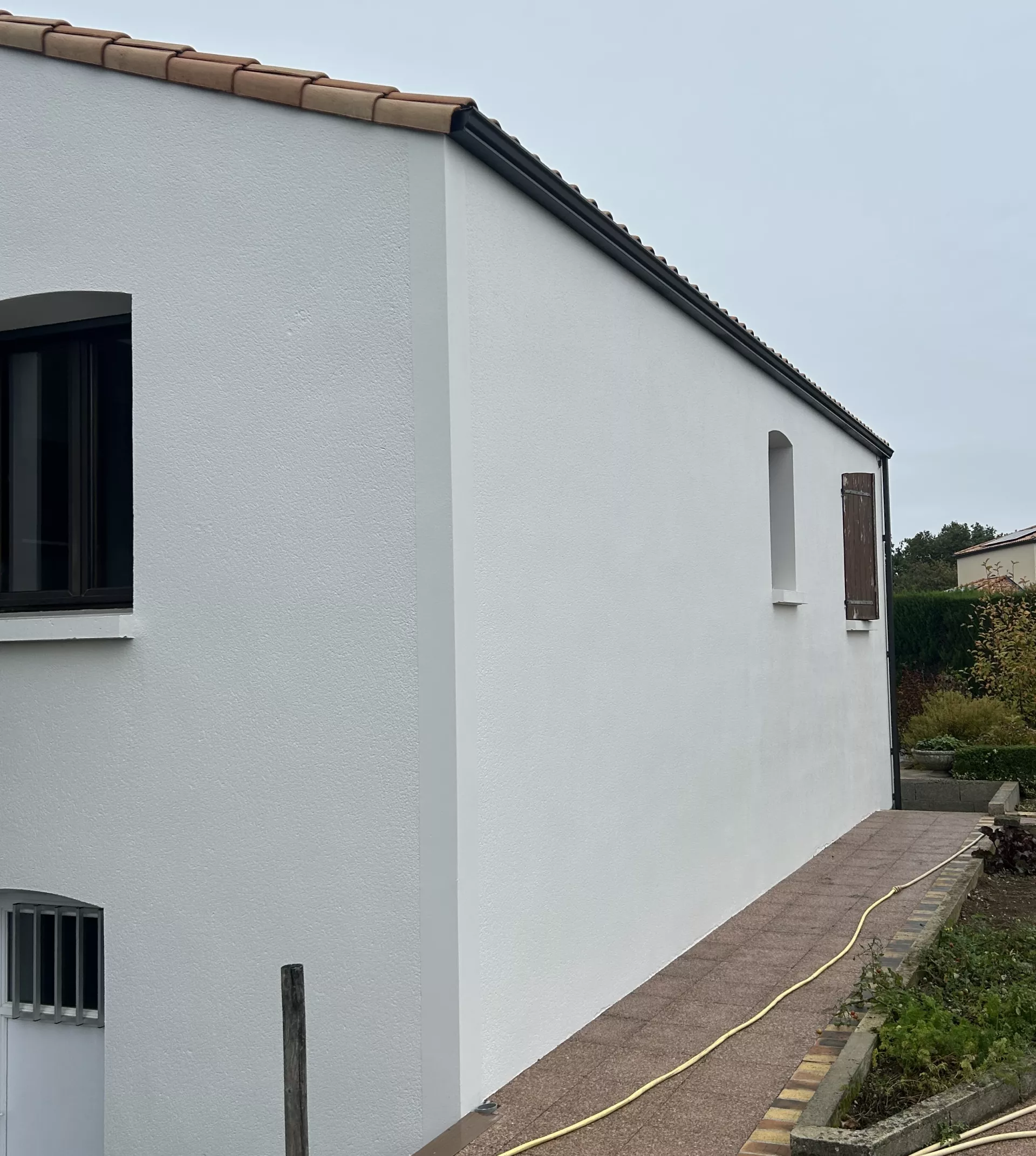 Gouttières aluminium corniche